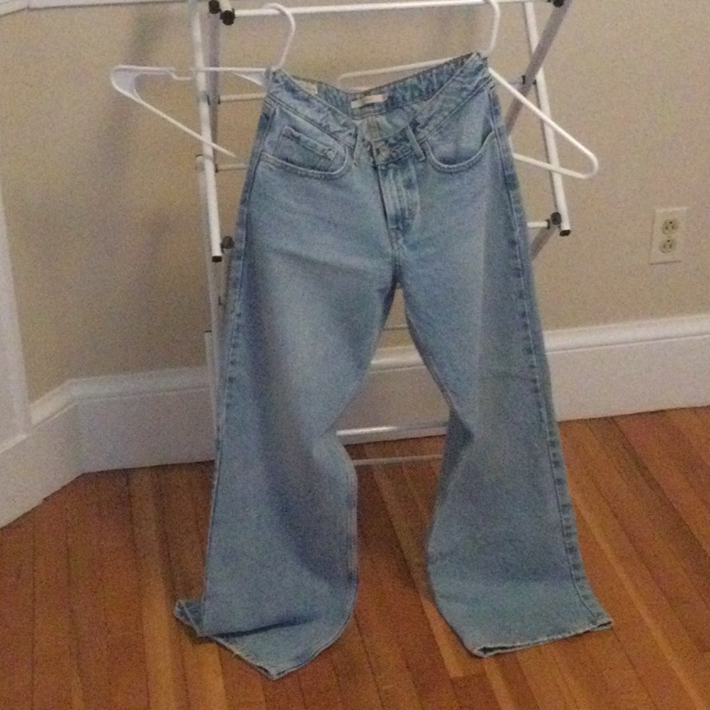 Levi Light Blue Wide-Leg Women's Jeans